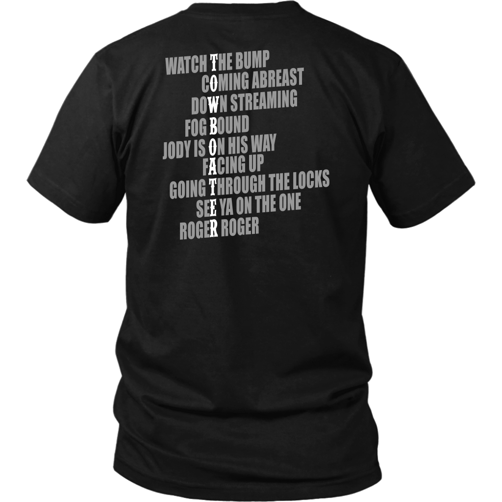 Towboaters Lingos Tees - Back design