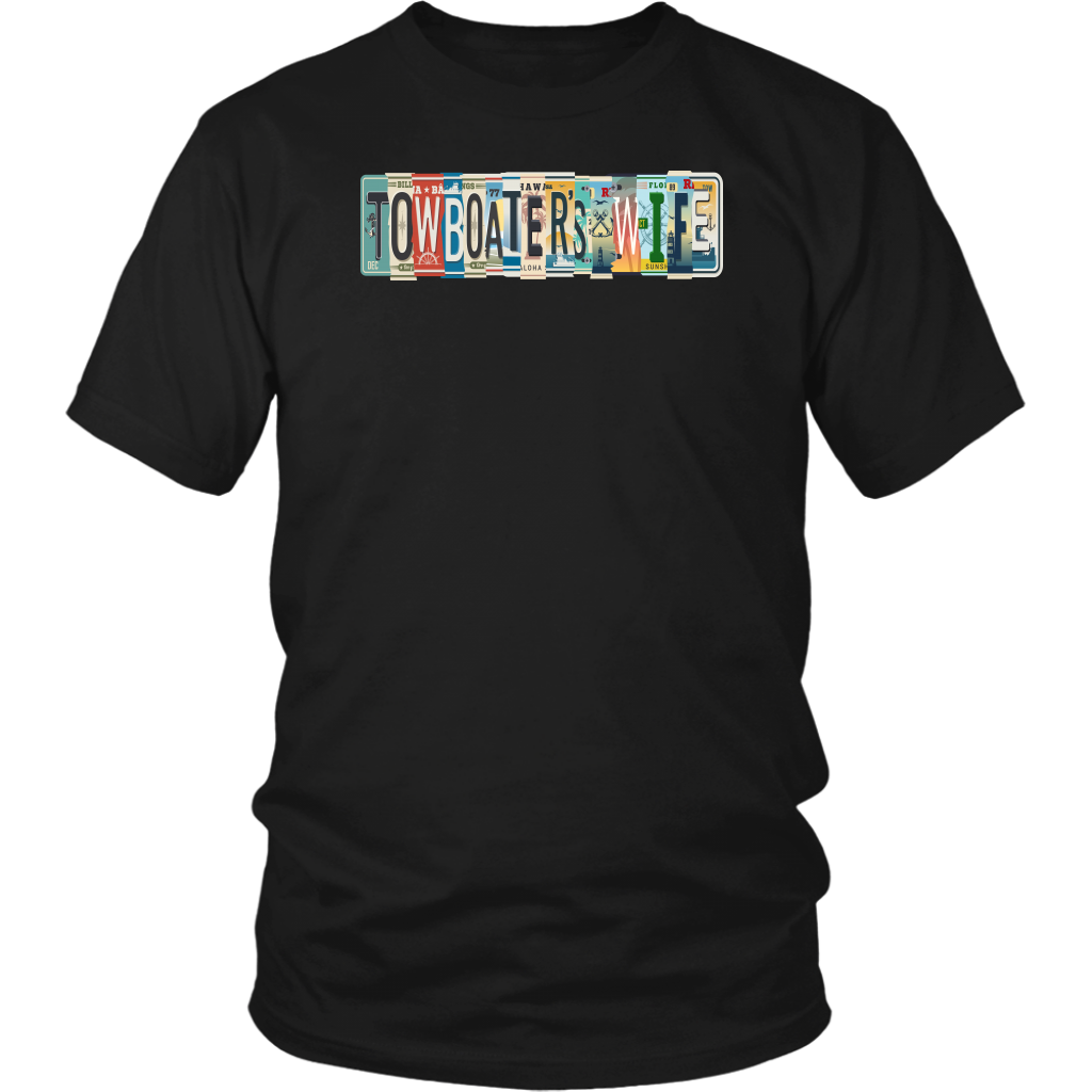 Towboater's Wife License Plate Shirt