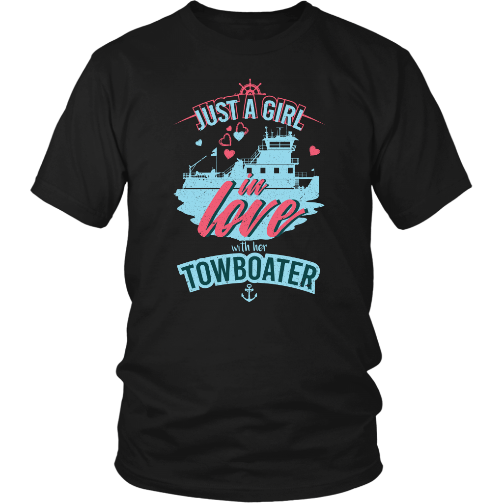 Just A Girl In Love With Her Towboater T-Shirt