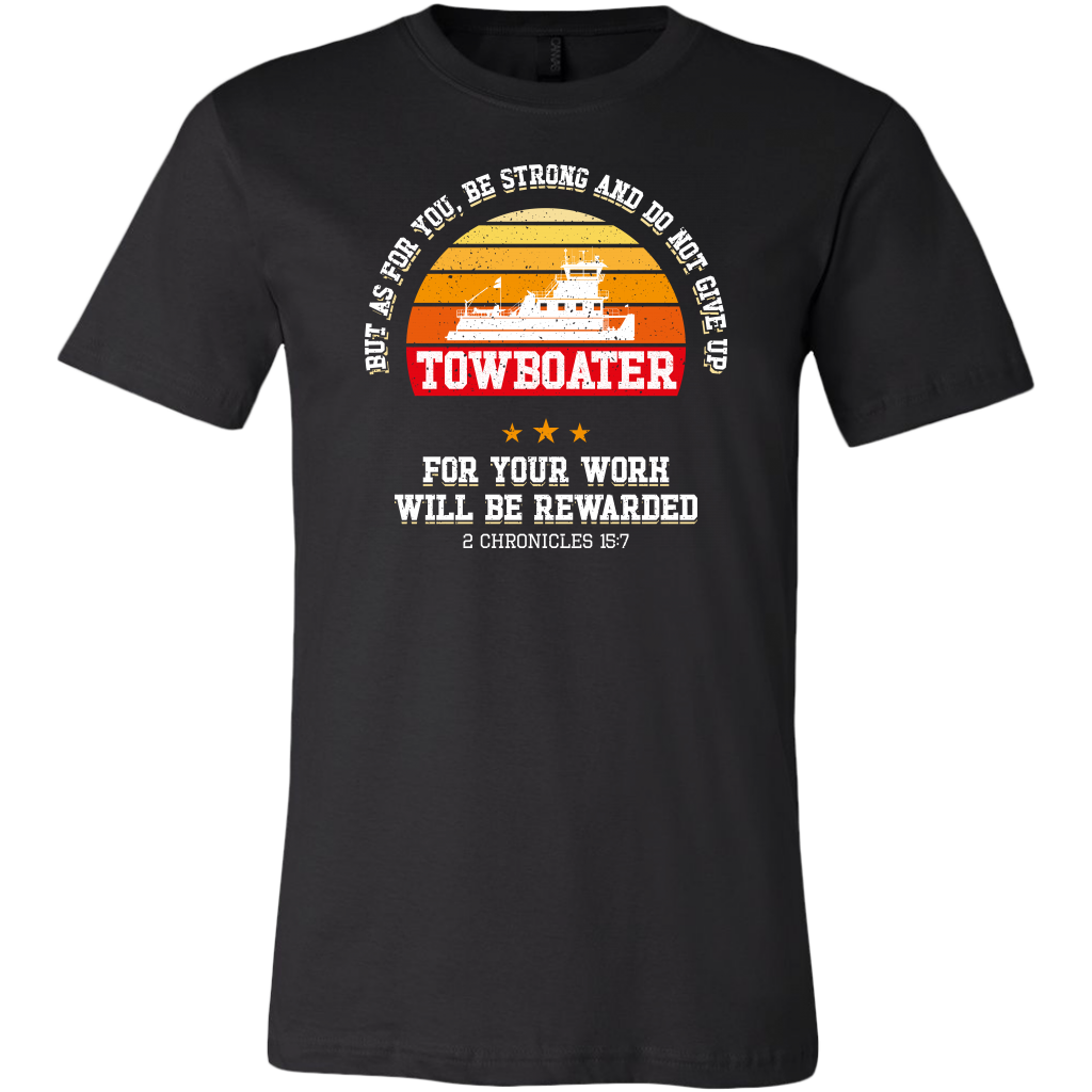 Towboater Motivational Quote Vintage Retro 2021 Tshirt