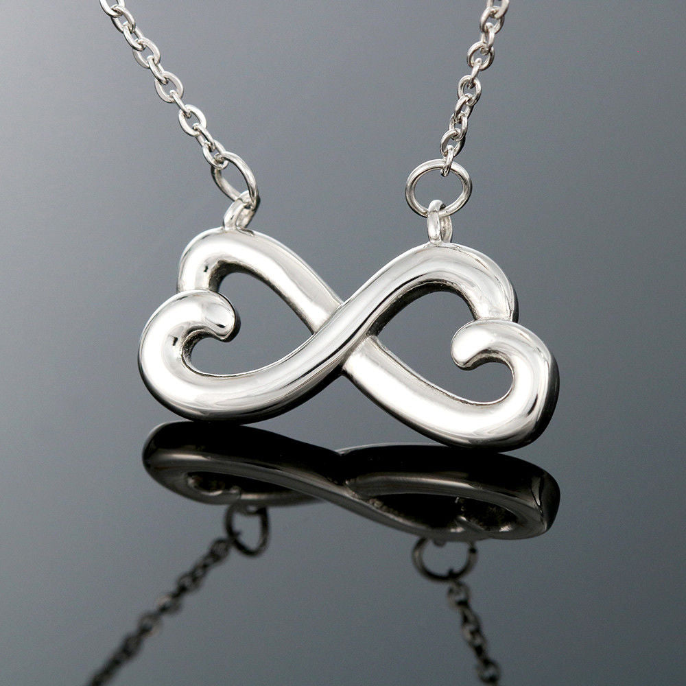 To My Dearest Mom Infinity River Life Necklace Gift