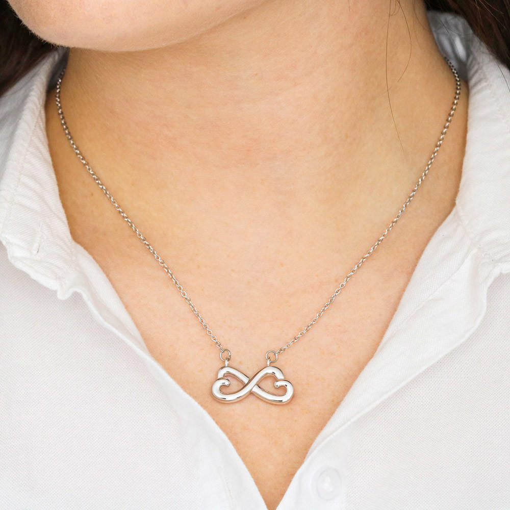 To My Dearest Mom Infinity River Life Necklace Gift