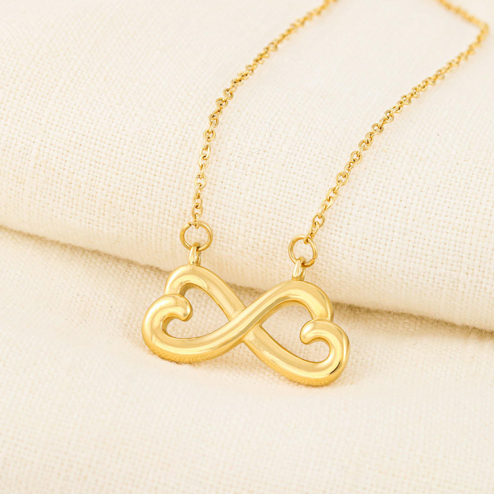 To My Dearest Mom Infinity River Life Necklace Gift