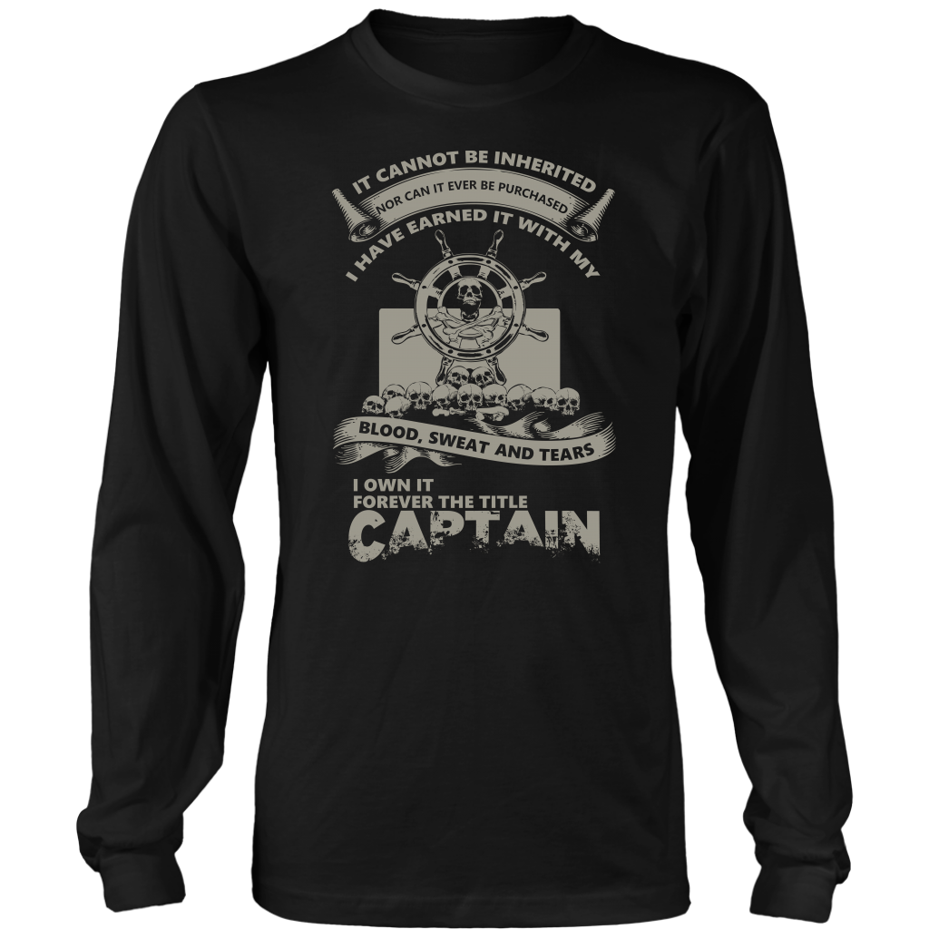 Towboat Captain Title Earned - Towboater Apparel T-Shirt