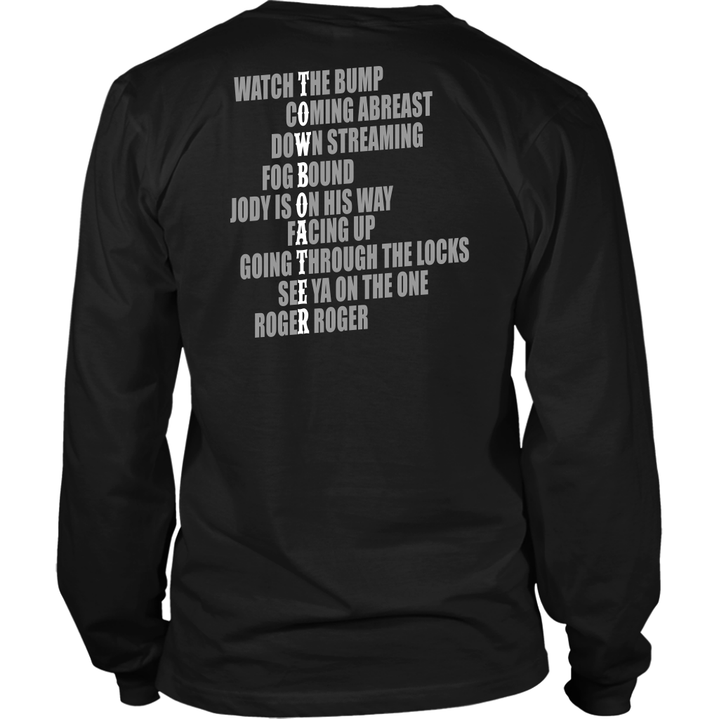 Towboaters Lingos Tees - Back design