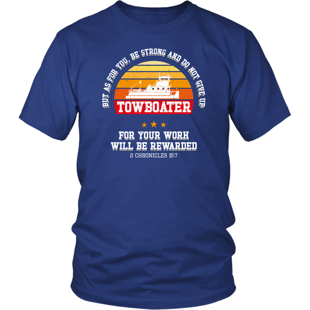 Towboater Motivational Quote Vintage Retro 2021 Tshirt
