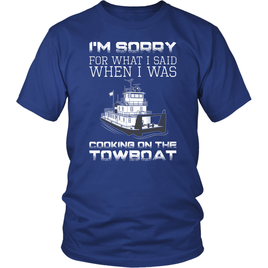 Funny Towboat Cook T-Shirt