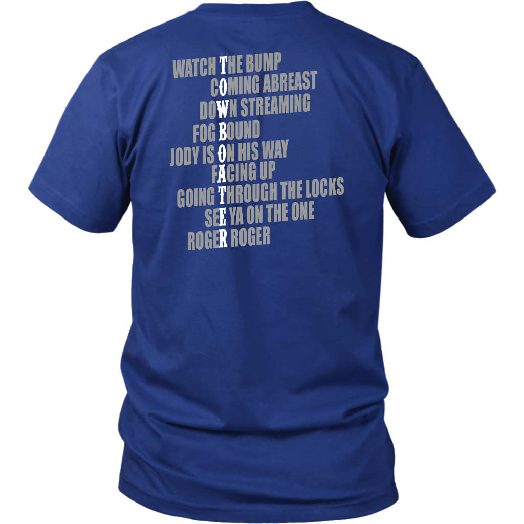 Towboaters Lingos Tees - Back design