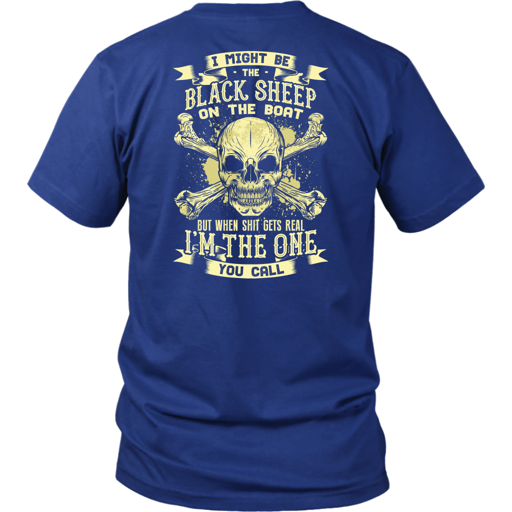 Black Sheep On The Boat - Funny Towboater T-Shirt