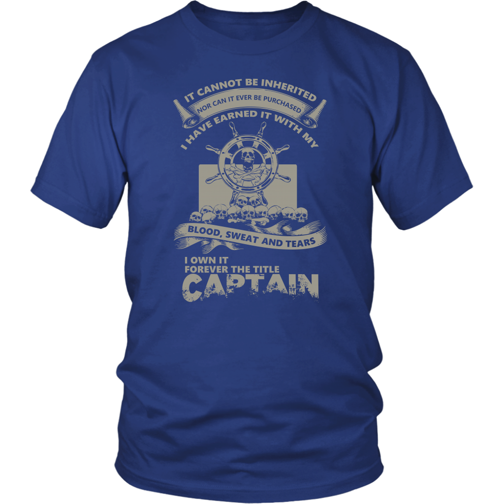 Towboat Captain Title Earned - Towboater Apparel T-Shirt