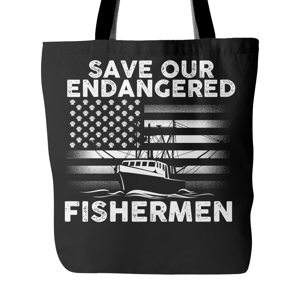 Scallopers Tote Bag - Save Our Endangered Fishermen
