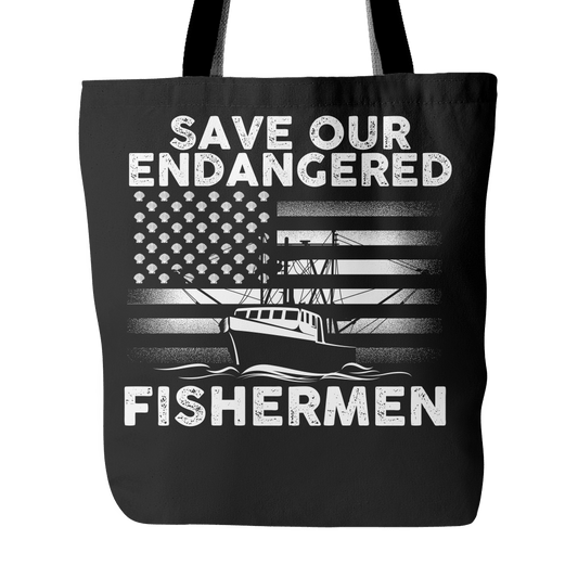 Scallopers Tote Bag - Save Our Endangered Fishermen