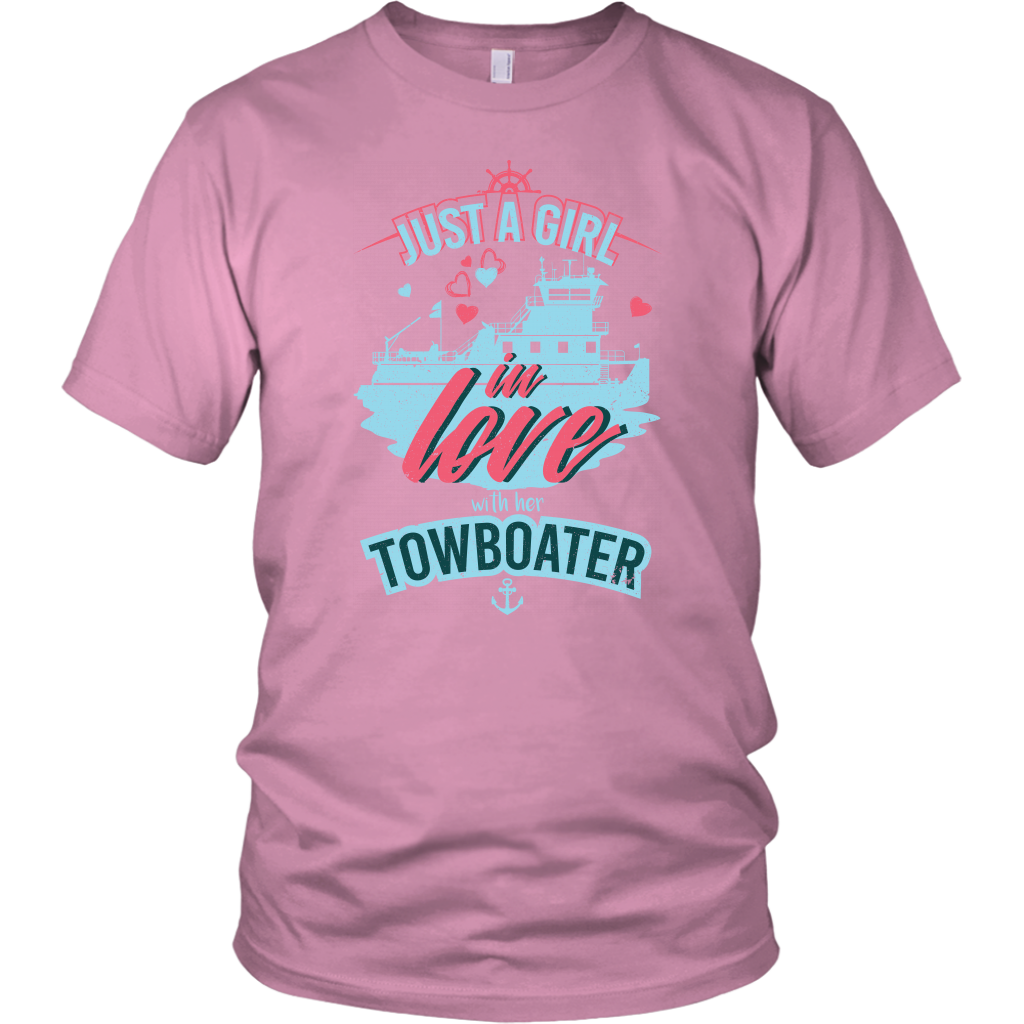 Just A Girl In Love With Her Towboater T-Shirt
