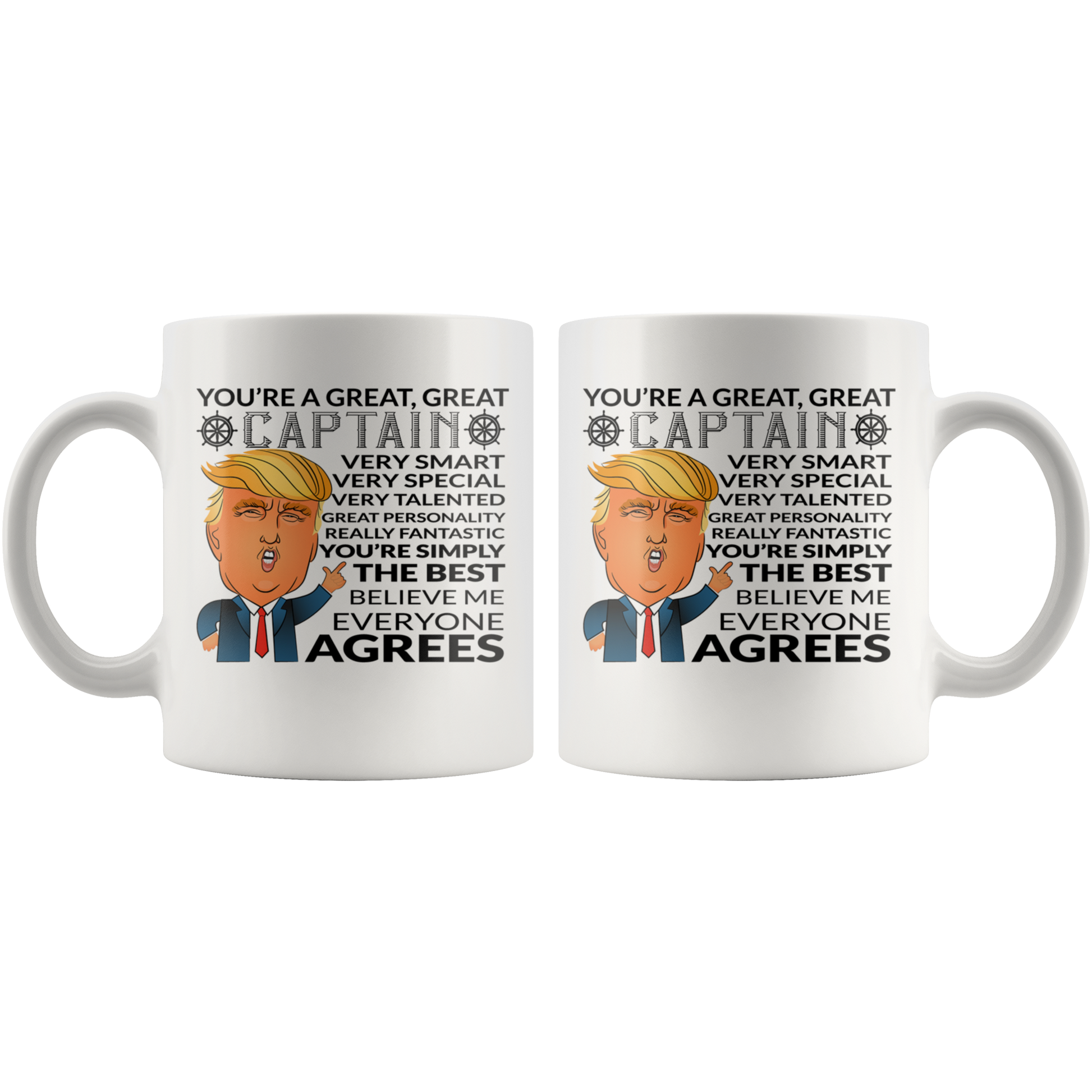 You're A Great Great Captain Funny Towboater  Mug
