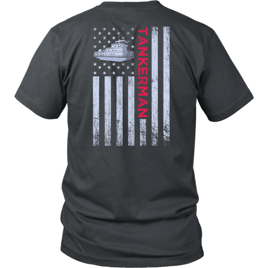 Patriotic Towboater Tankerman Shirt Design