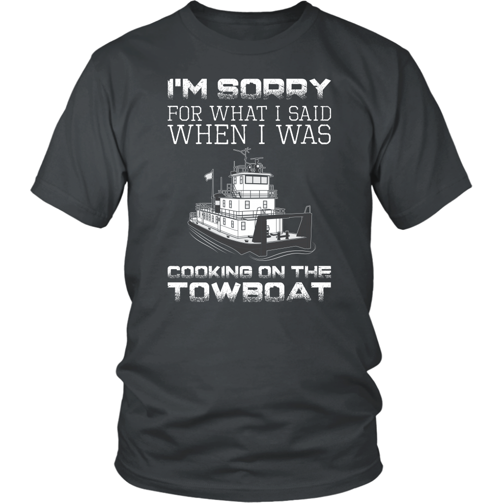 Funny Towboat Cook T-Shirt