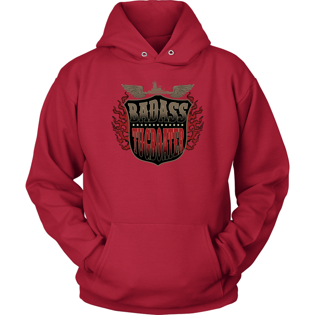 Badass Tugboater - River Life Apparel T-Shirt