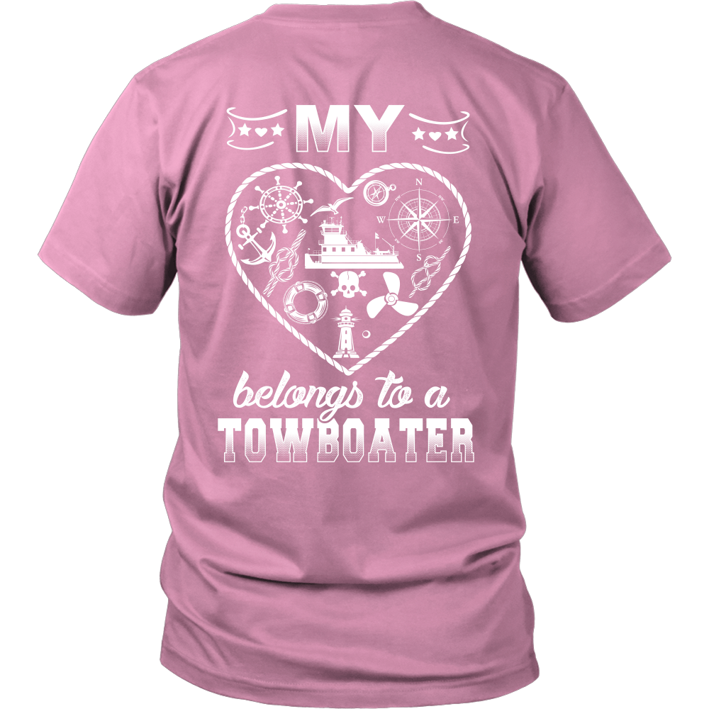 My Heart Belongs to a Towboater T-Shirt