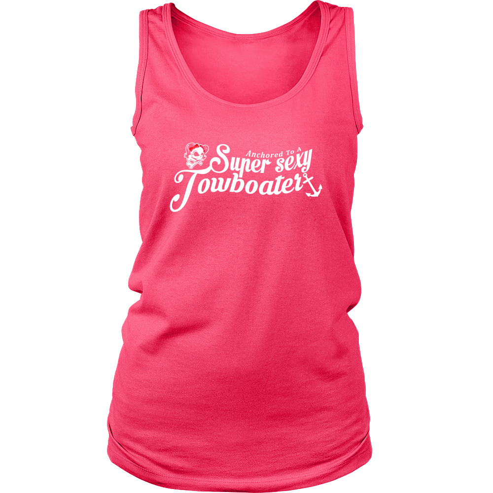 Anchored To A Towboater Apparel Tank Top