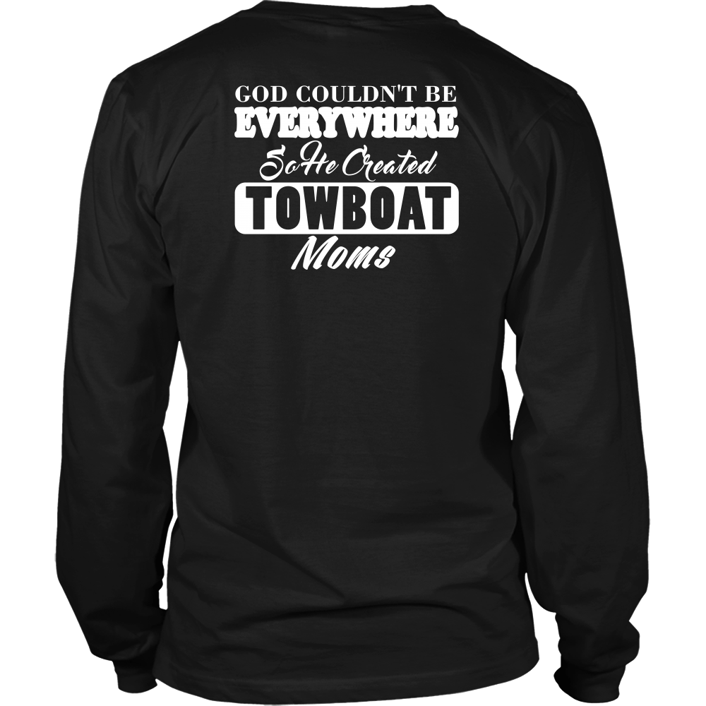 God Created Towboat Moms - River Life Apparel Gift