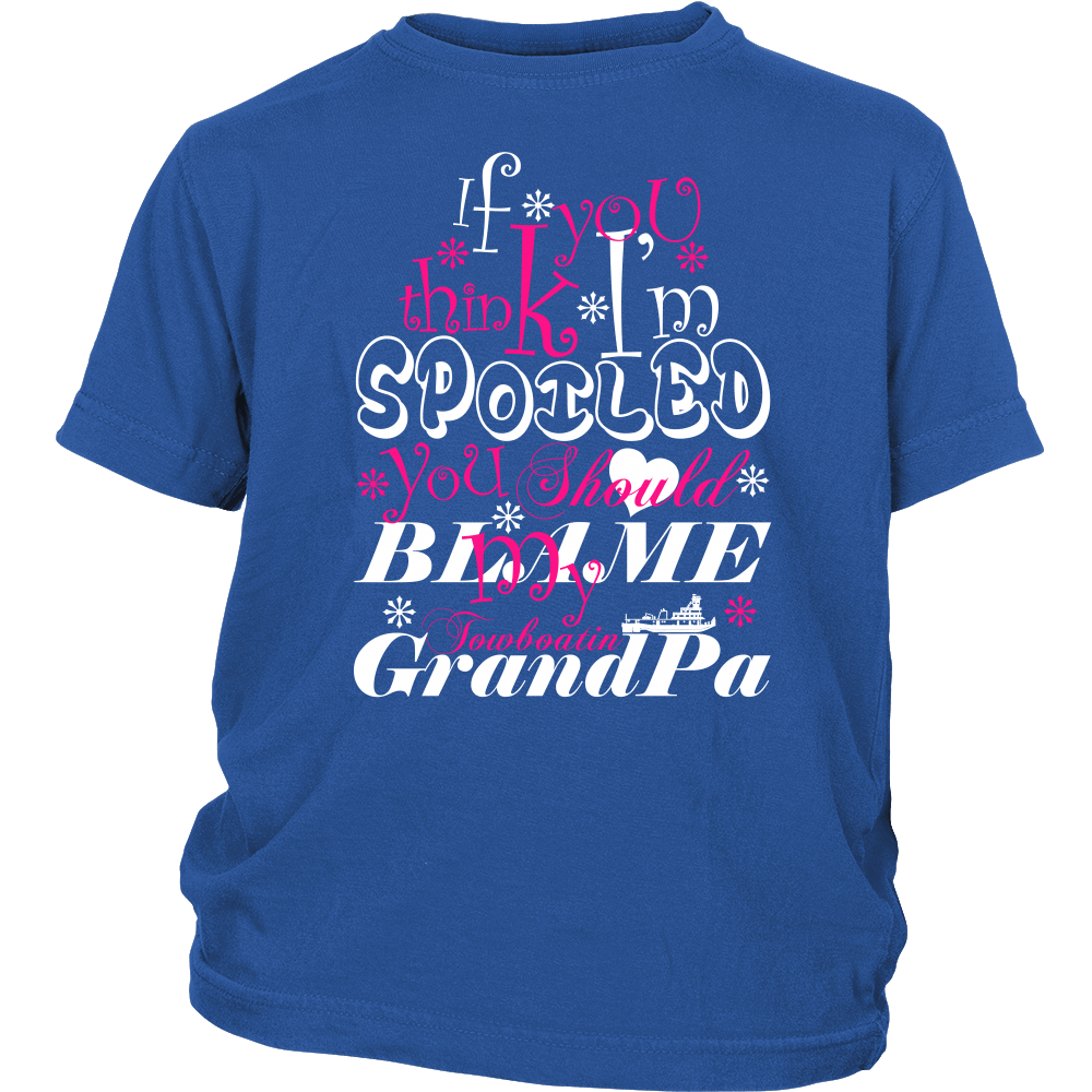 Spoiled By A Towboat Grandpa T-Shirt