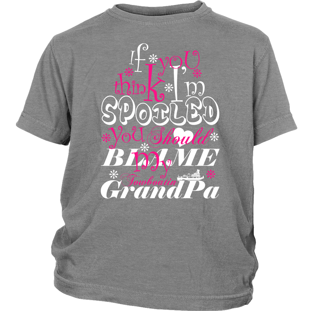 Spoiled By A Towboat Grandpa T-Shirt