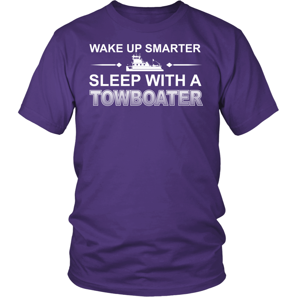 Wake Up Smarter Towboater T-Shirt