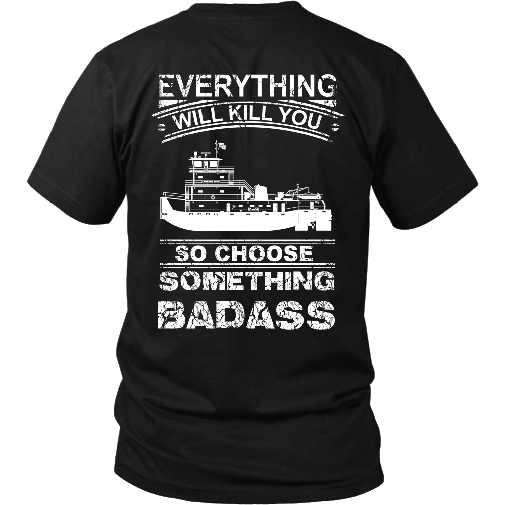 Funny Badass Towboater T-Shirt