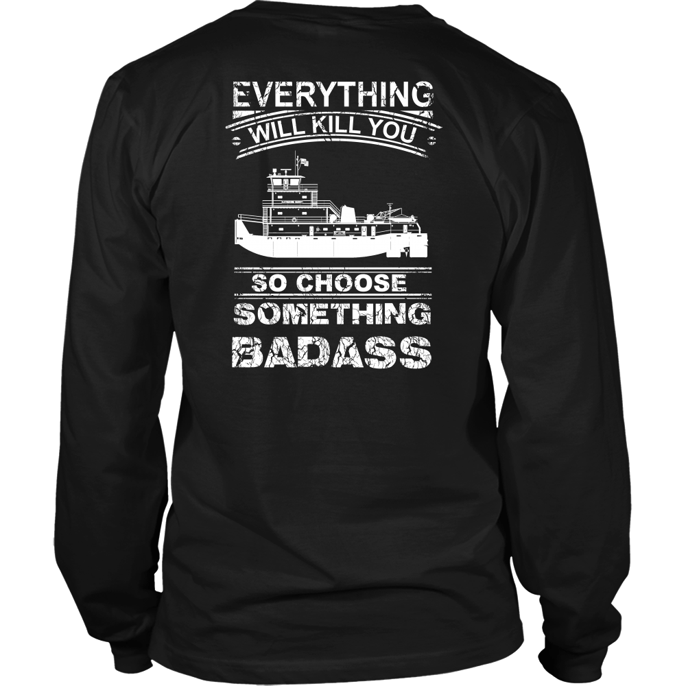 Funny Badass Towboater T-Shirt