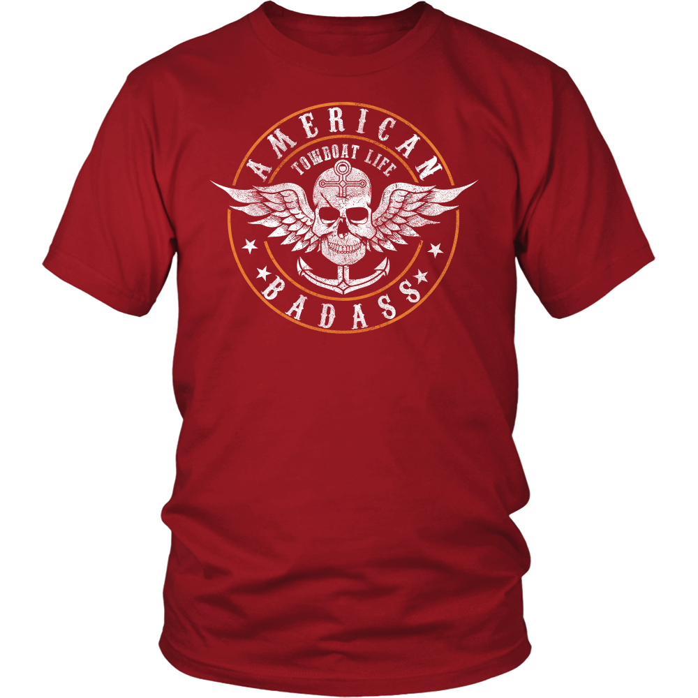 American Badass Towboat Life T-Shirt