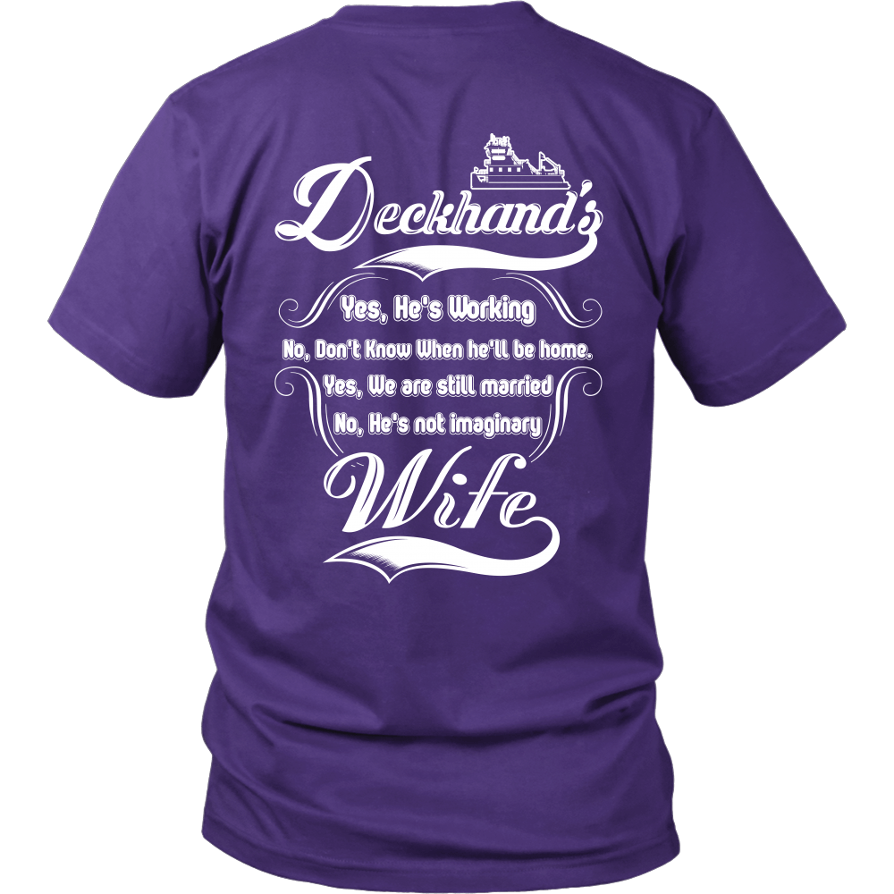 Funny Deckhand's Wife Towboater T-Shirt