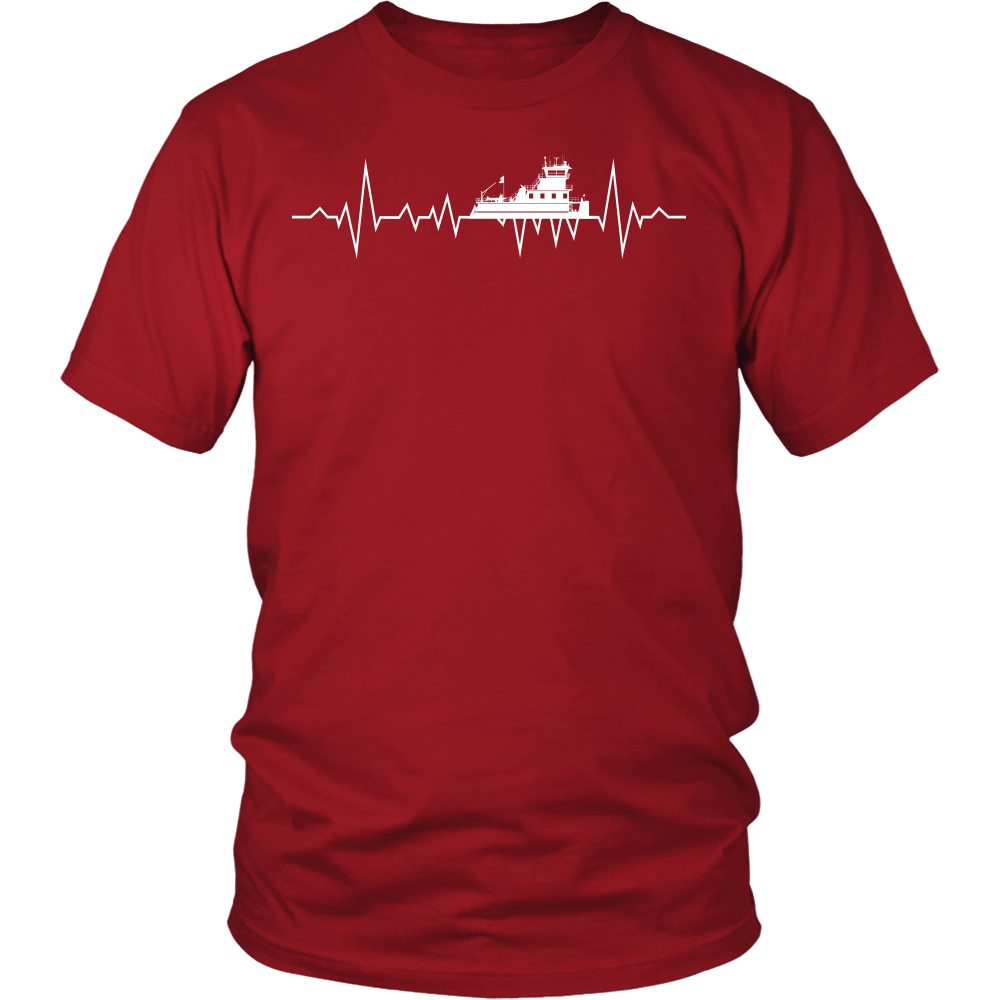 Towboater's Heartbeat T-Shirt