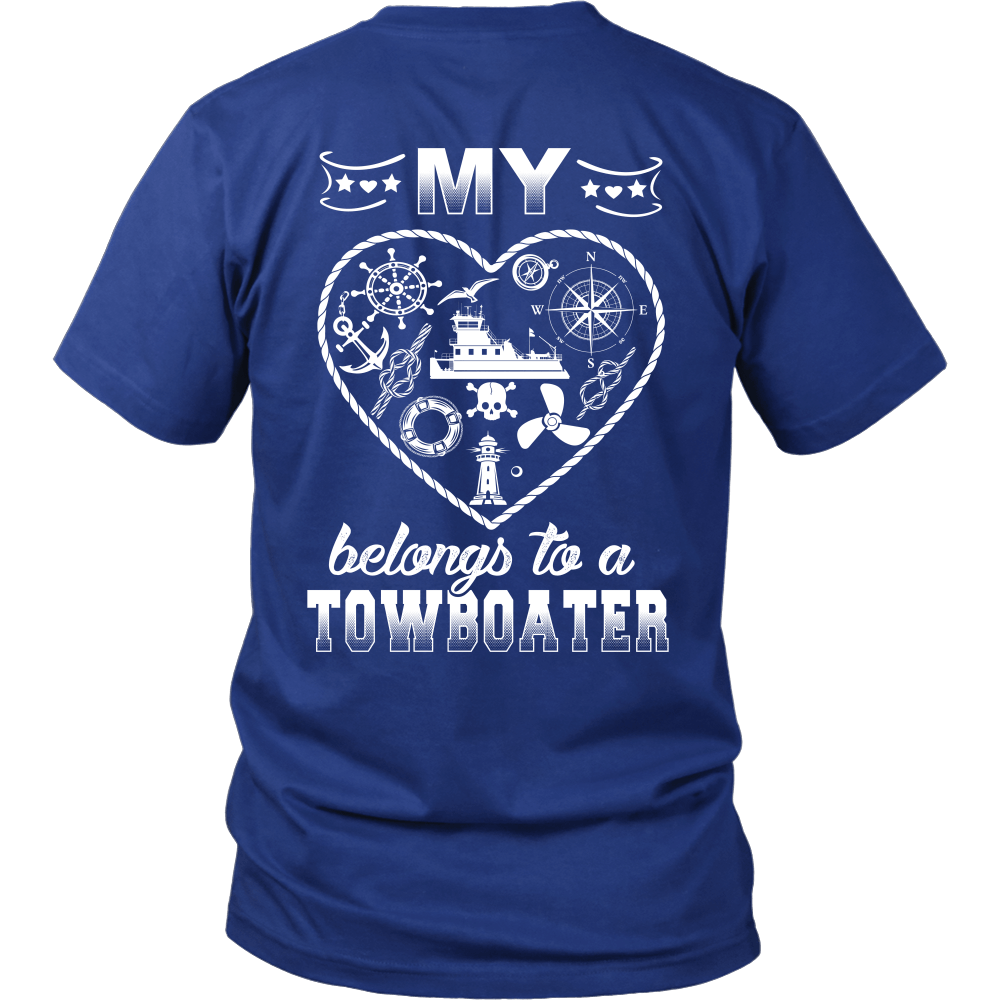 My Heart Belongs to a Towboater T-Shirt