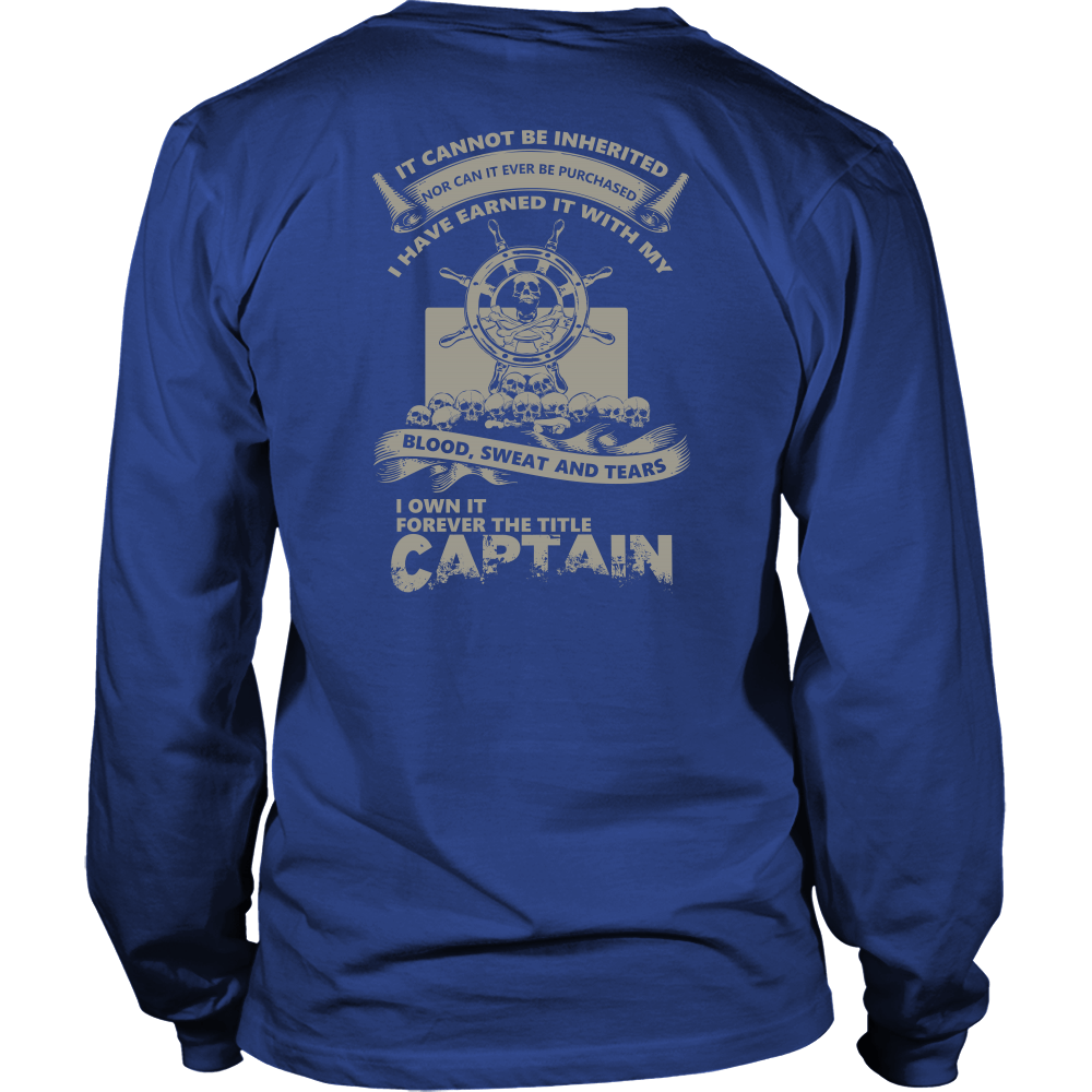 Captain Title Earned - Towboater T-Shirt