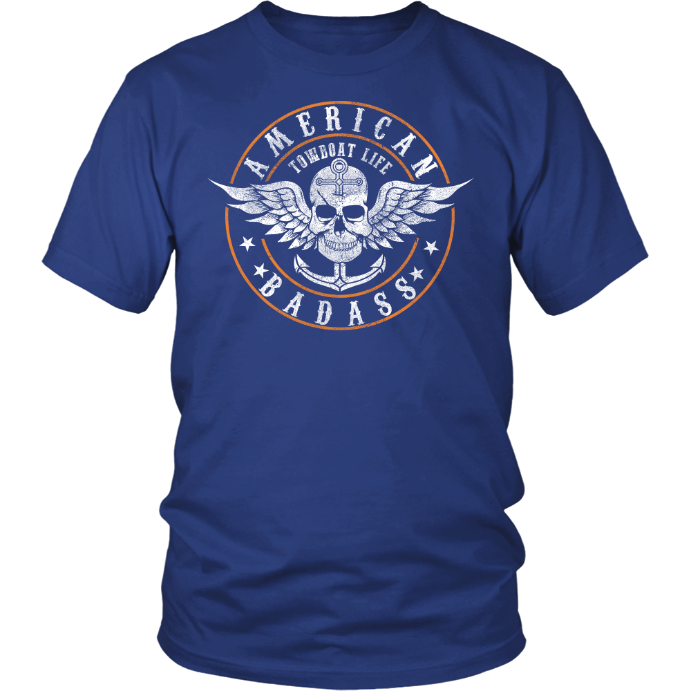 American Badass Towboat Life T-Shirt
