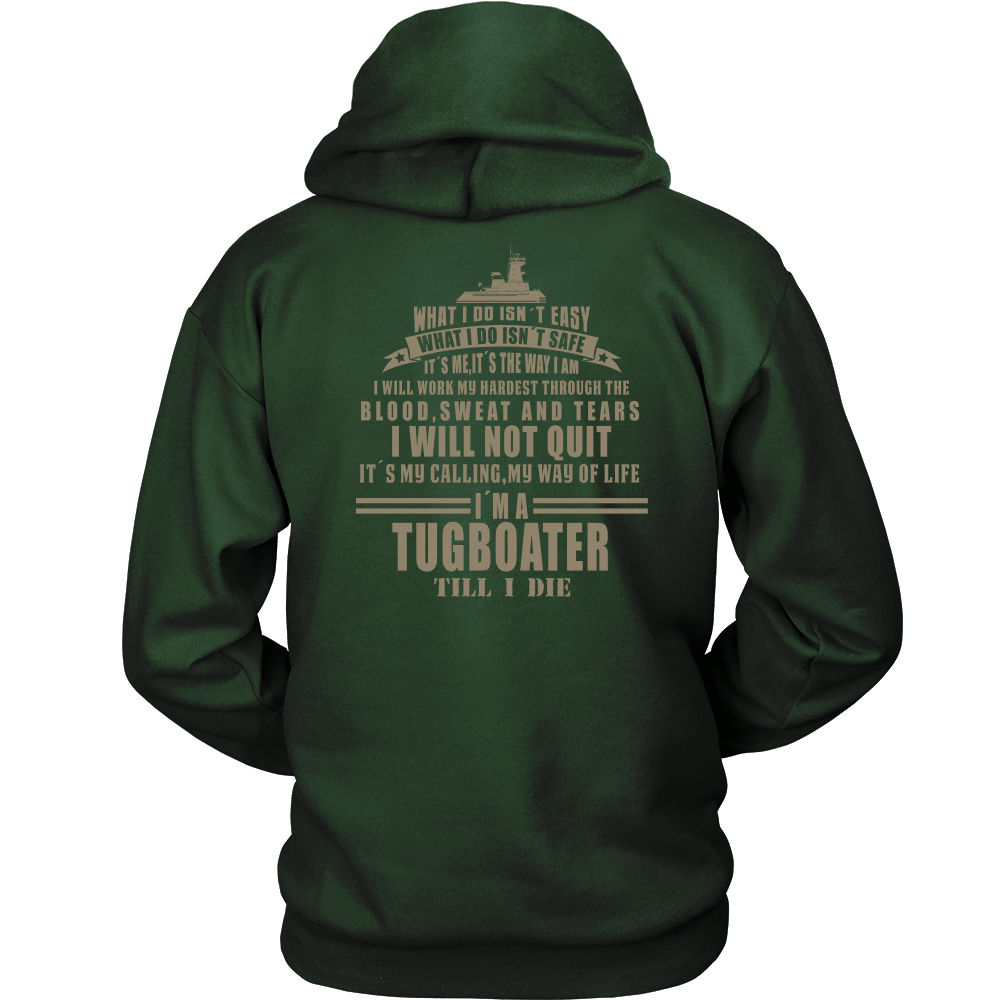 Tugboater Till I Die - River Life T-Shirt