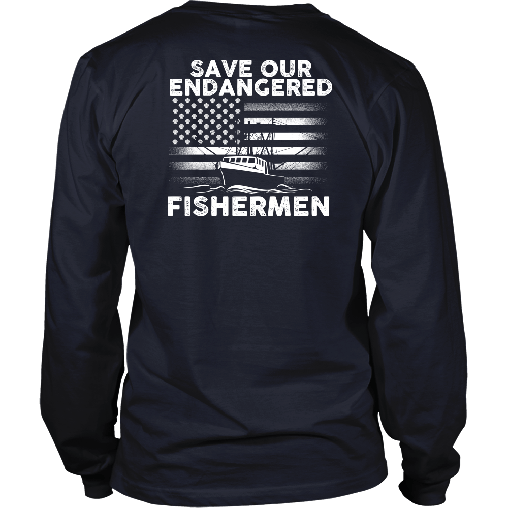 Scallopers Tee - Save Our Endangered Fishermen