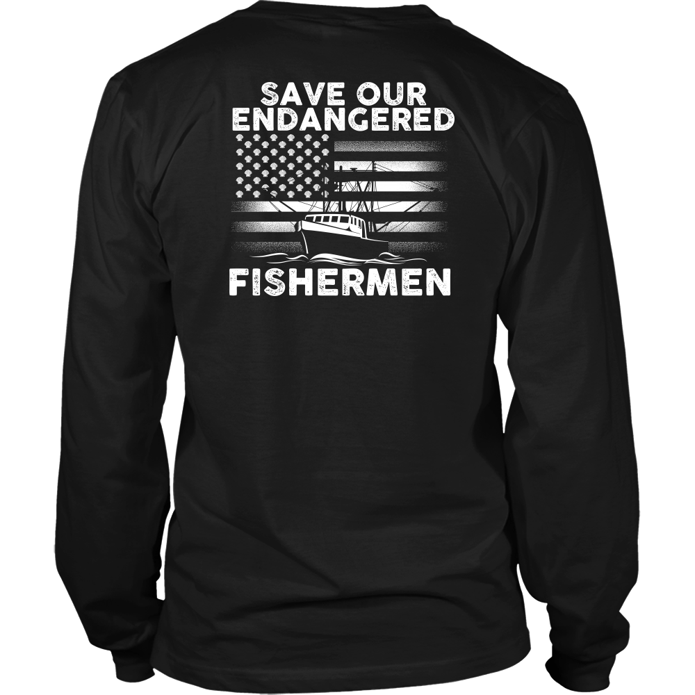 Scallopers Tee - Save Our Endangered Fishermen