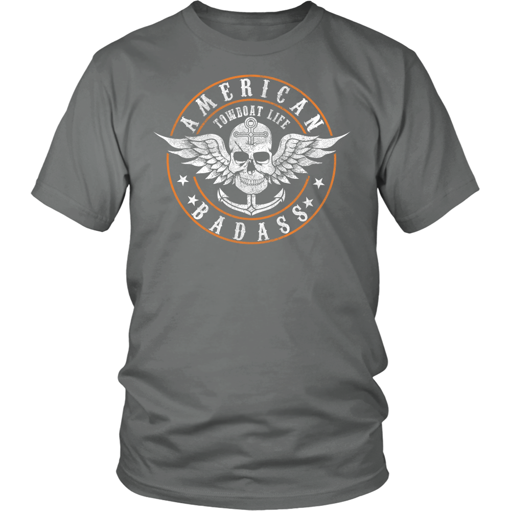 American Badass Towboat Life T-Shirt