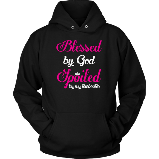 Blessed By God Spoiled By My Towboater - River Life T-Shirt