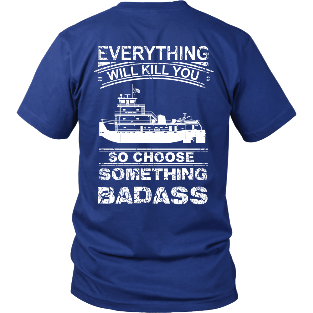 Funny Badass Towboater T-Shirt