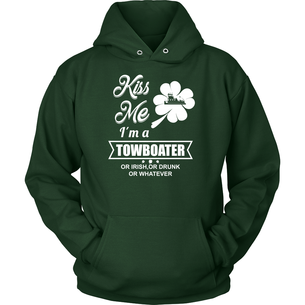 Kiss Me I'm a Towboater - Funny St Patrick's day Tshirt