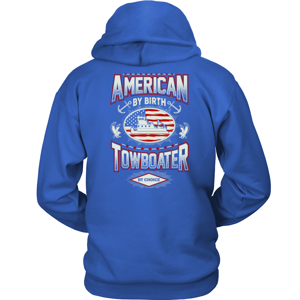 American By Birth - Towboater By Choice T-Shirt