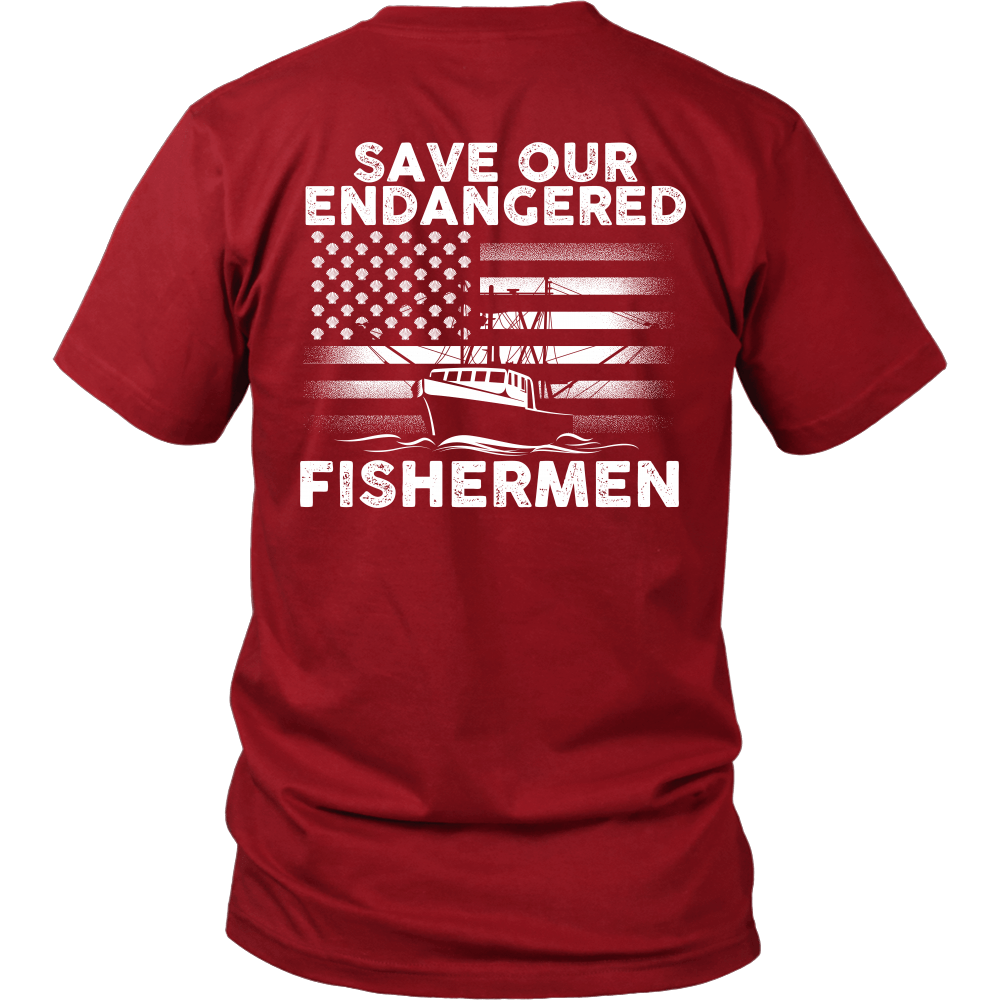 Scallopers Tee - Save Our Endangered Fishermen