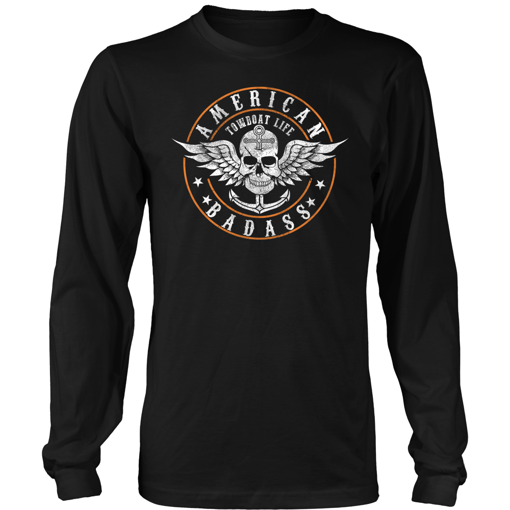 American Badass Towboat Life T-Shirt