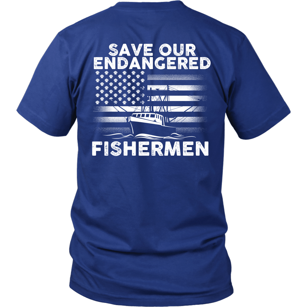 Scallopers Tee - Save Our Endangered Fishermen