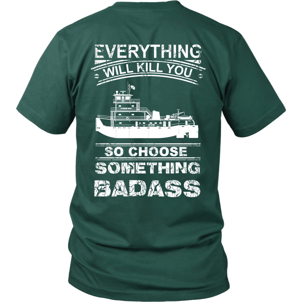 Funny Badass Towboater T-Shirt