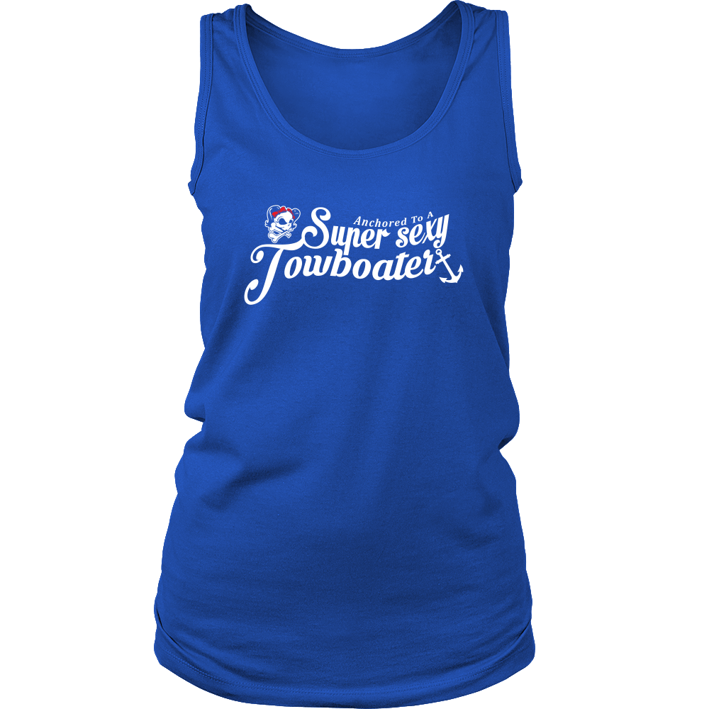 Anchored To A Towboater Apparel Tank Top