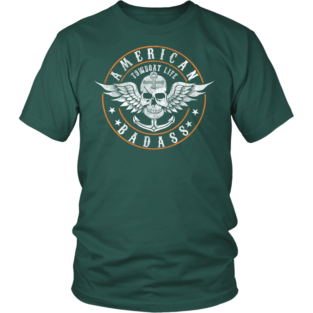 American Badass Towboat Life T-Shirt