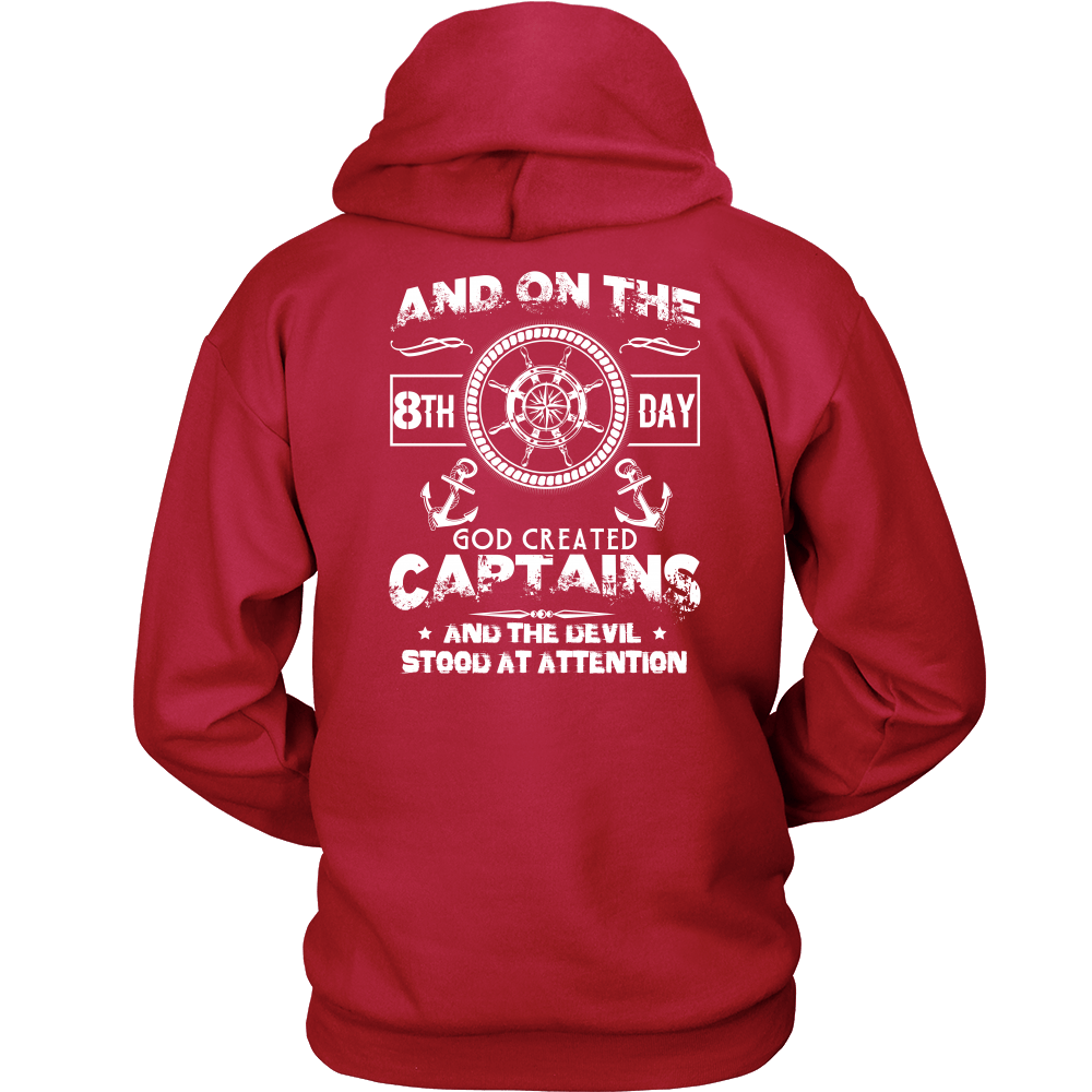 On The 8th Day - Funny Captain T-Shirt